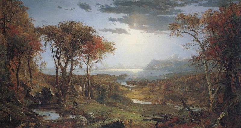 Autumn on the Hudson River, Jasper Cropsey